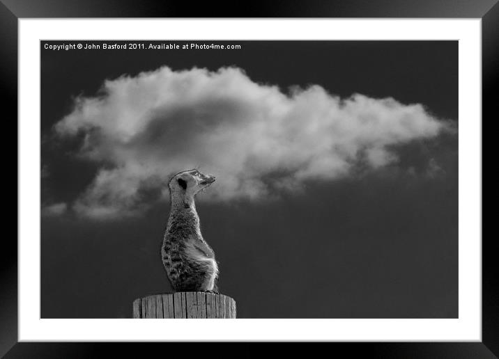 The Lookout Framed Mounted Print by John Basford