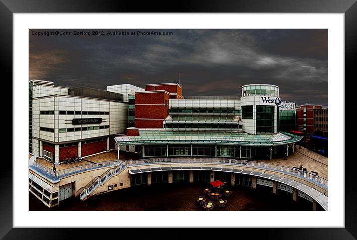 Westquay Southampton Framed Mounted Print by John Basford