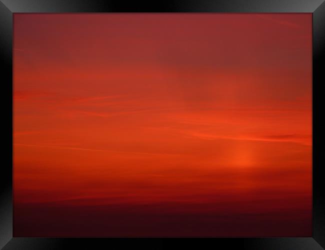 Sahara Sunset Framed Print by Hannah Scriven