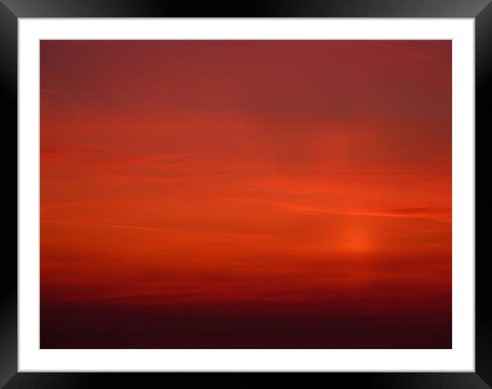 Sahara Sunset Framed Mounted Print by Hannah Scriven