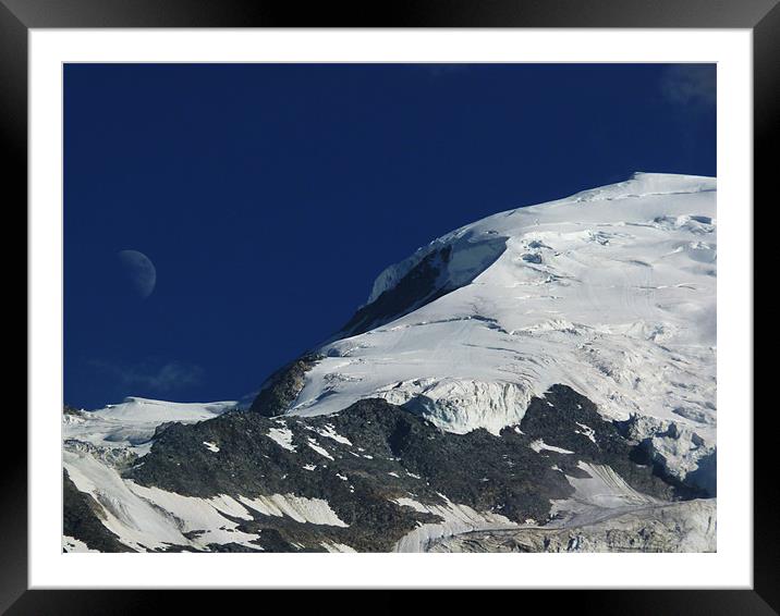 Le Mont Blanc Framed Mounted Print by Hannah Scriven