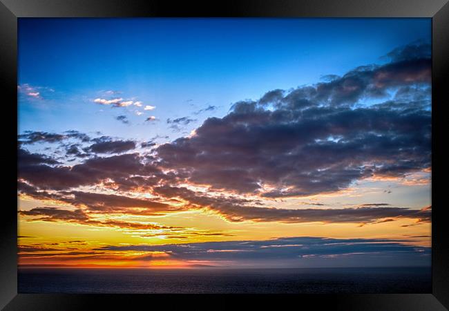 Anglesey Sunset Framed Print by Roy Barry