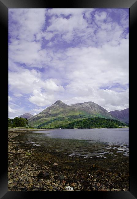 Loch Scotland Framed Print by Sarah Waddams