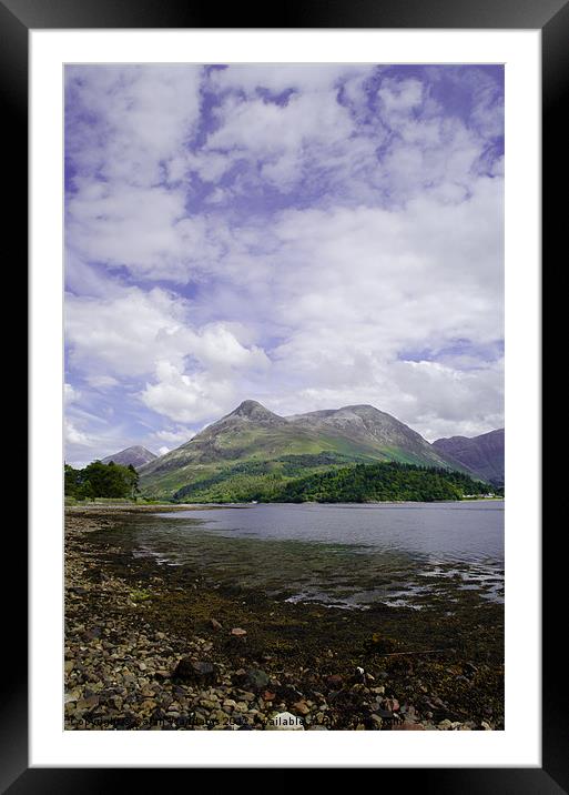 Loch Scotland Framed Mounted Print by Sarah Waddams
