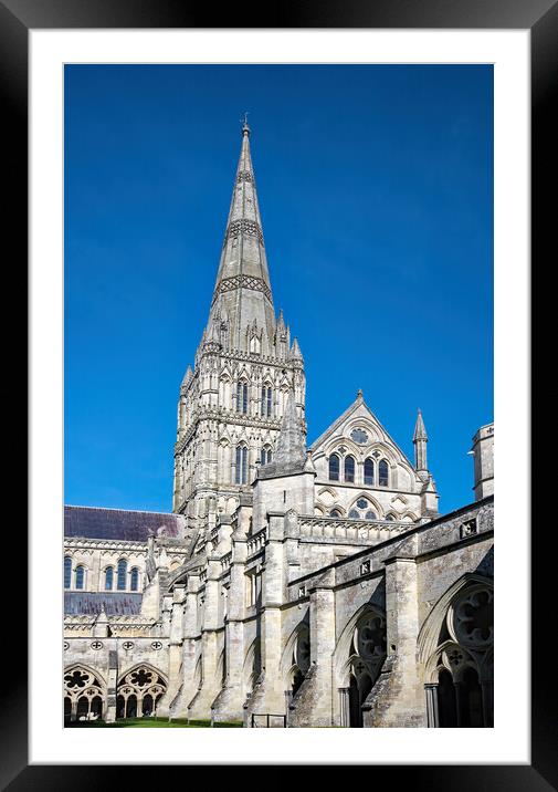 Salisbury Cathedral (2) Framed Mounted Print by Geoff Storey