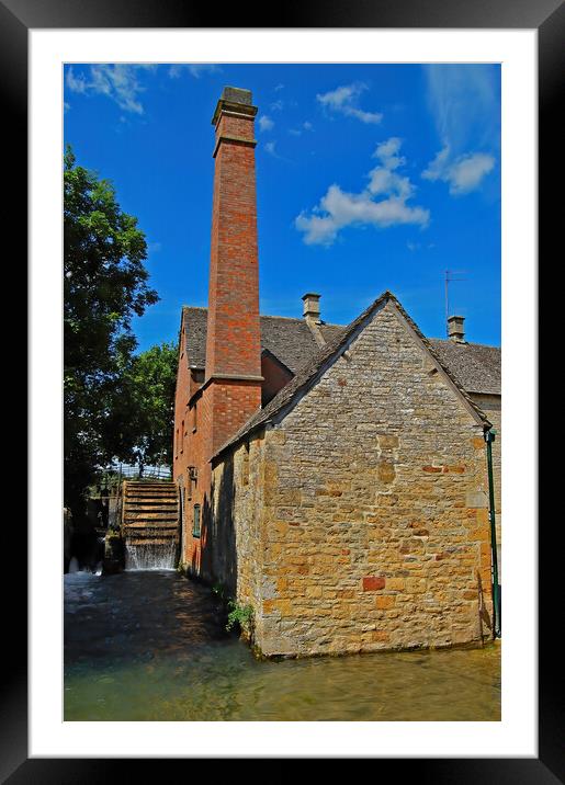 Water Mill, Lower Slaughter Framed Mounted Print by Geoff Storey