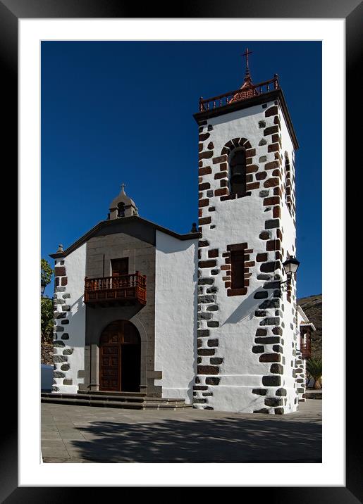 La Palma Church Framed Mounted Print by Geoff Storey