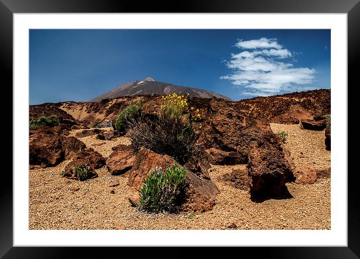 Mount Teide, Tenerife(5) Framed Mounted Print by Geoff Storey
