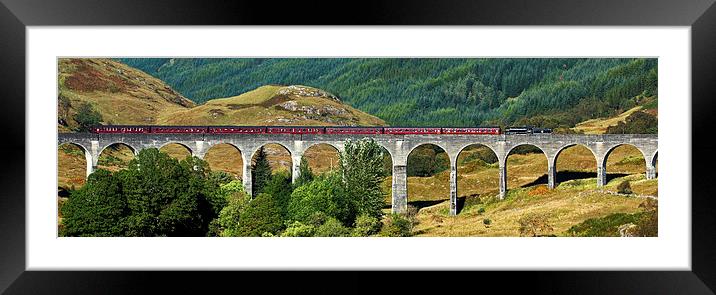 Glenfinnan Viaduct Framed Mounted Print by Geoff Storey