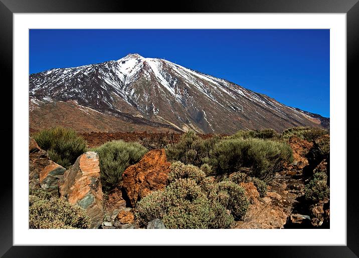  Mount Teide, Tenerife (6) Framed Mounted Print by Geoff Storey