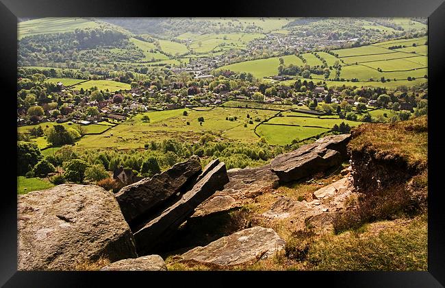  View from Curbar Edge Framed Print by Geoff Storey