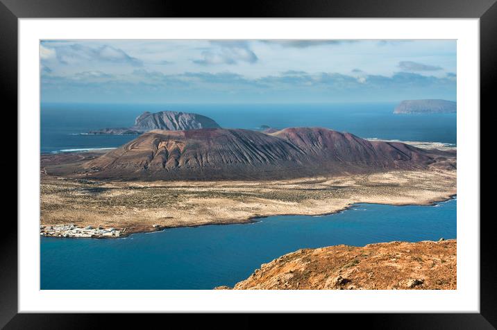 La Graciosa Framed Mounted Print by Geoff Storey