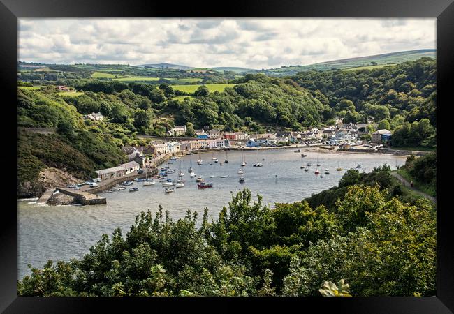 Lower Fishguard (2) Framed Print by Geoff Storey