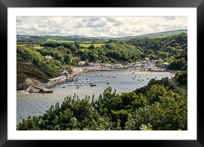 Lower Fishguard (2) Framed Mounted Print by Geoff Storey