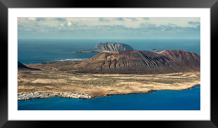 La Graciosa Framed Mounted Print by Geoff Storey