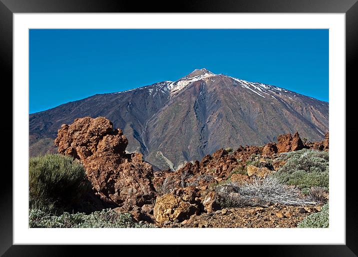 Mount Teide, Tenerife (2) Framed Mounted Print by Geoff Storey
