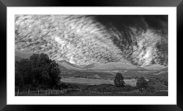 Scottish Skyscape Framed Mounted Print by Geoff Storey