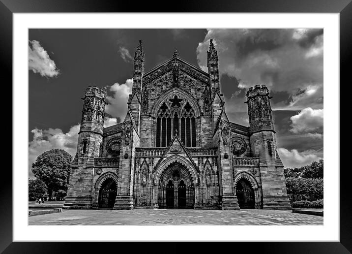 Hereford Cathedral Framed Mounted Print by Joyce Storey