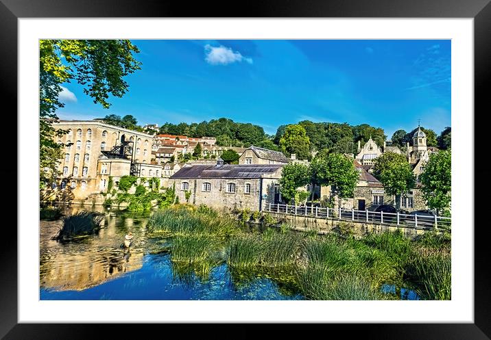 River Avon, Bradford on Avon Framed Mounted Print by Joyce Storey