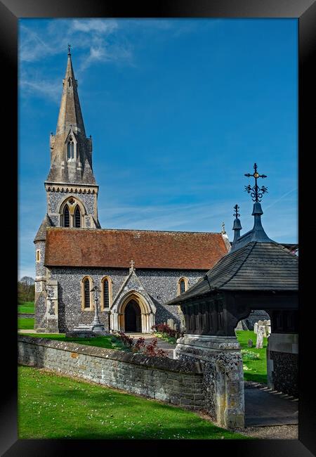 St Mark's Church, Englefield, Berkshire Framed Print by Joyce Storey