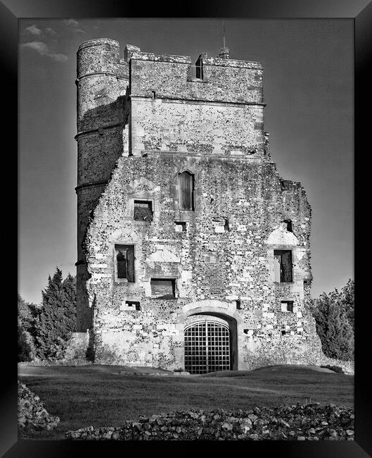 Donnington Castle near Newbury  Framed Print by Joyce Storey