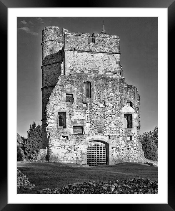 Donnington Castle near Newbury  Framed Mounted Print by Joyce Storey