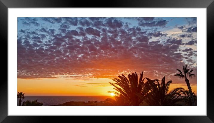 Sunrise from Tabayesco Framed Mounted Print by Joyce Storey