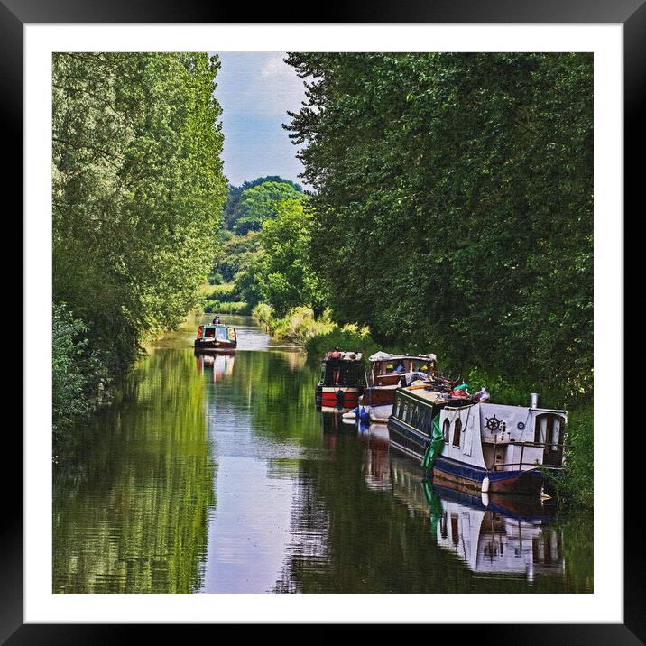 Approaching Hungerford   Framed Mounted Print by Joyce Storey