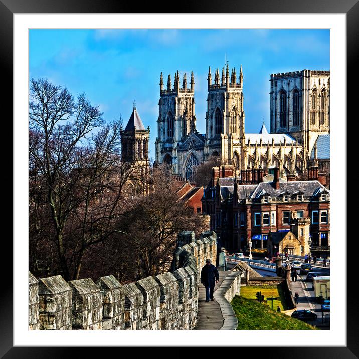 From the City Wall Framed Mounted Print by Joyce Storey