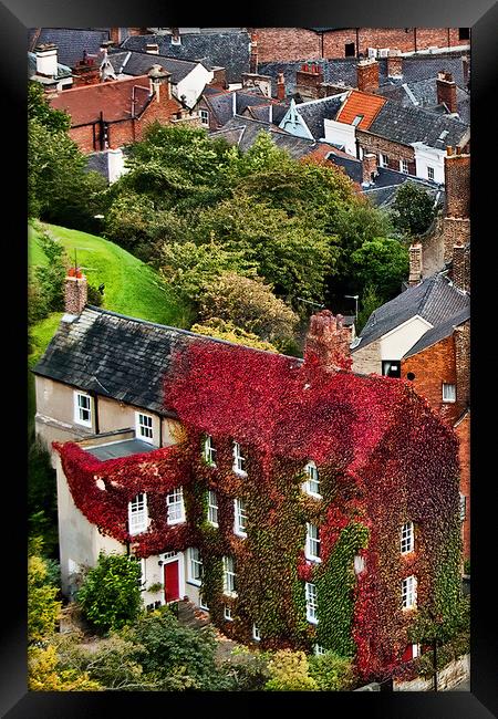 A view from Durham Cathedral Tower Framed Print by Joyce Storey