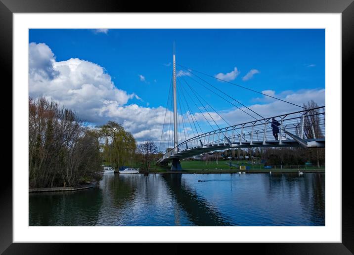 Another View of Christchurch Bridge Framed Mounted Print by Joyce Storey