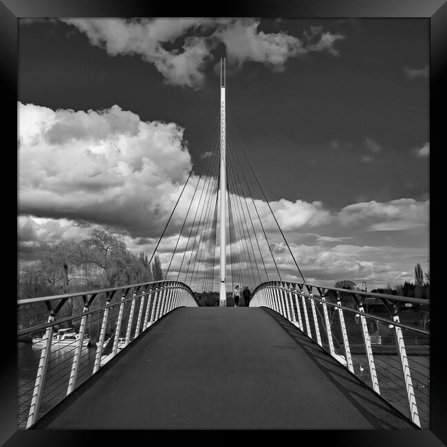 Christchurch Bridge over the River Thames  Framed Print by Joyce Storey