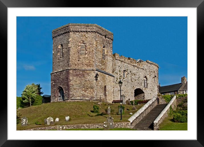 Tower Gate at St David's Framed Mounted Print by Joyce Storey