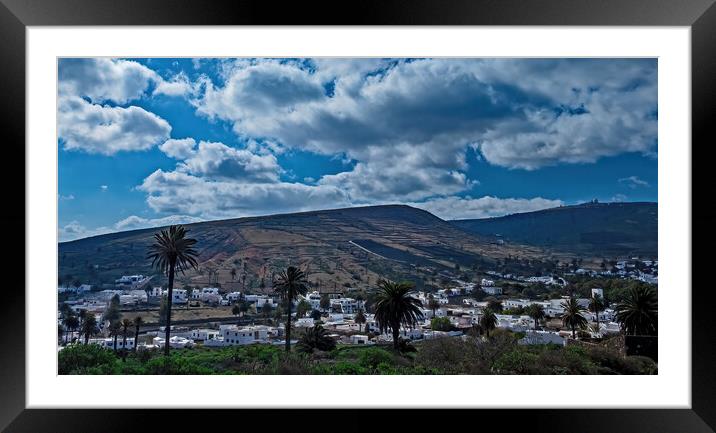 The Valley of One Thousand Palms Framed Mounted Print by Joyce Storey