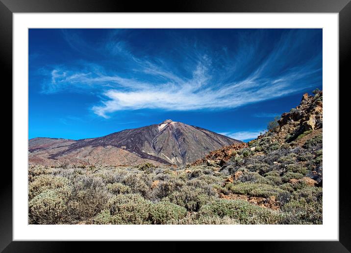 Mount Teide, Tenerife  Framed Mounted Print by Joyce Storey