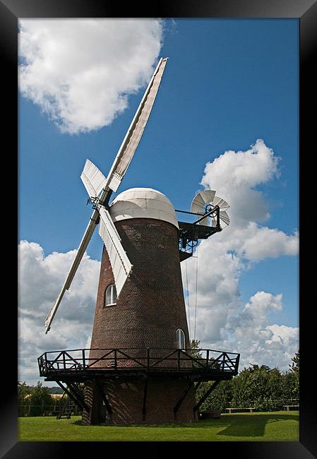 Wilton Windmill Framed Print by Joyce Storey