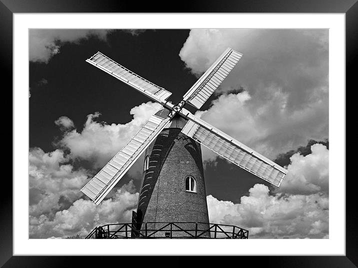 Wilton Windmill (2) Framed Mounted Print by Joyce Storey