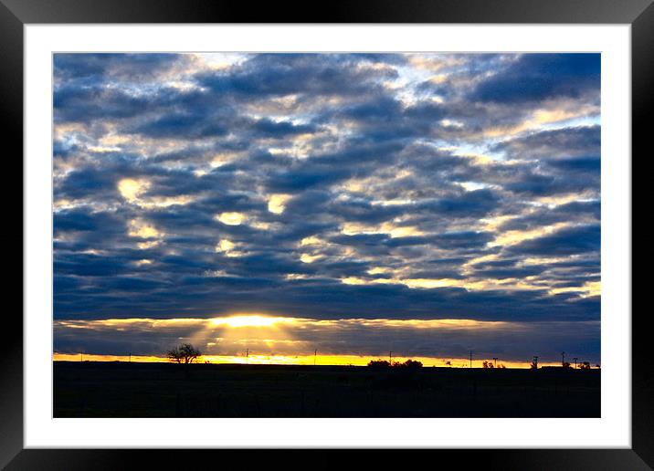 Day Break Framed Mounted Print by Irina Walker