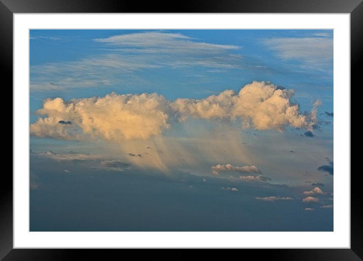 Afternoon Sky Framed Mounted Print by Irina Walker