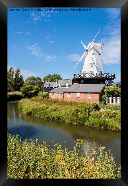 Gibbett Mill, Rye, Sussex, South East England, GB, Framed Print by Danny Callcut