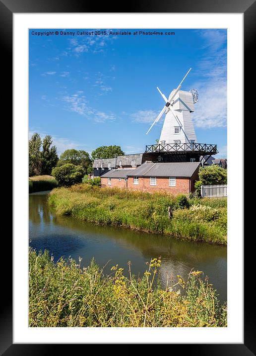 Gibbett Mill, Rye, Sussex, South East England, GB, Framed Mounted Print by Danny Callcut