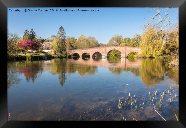 Sonning-on-Thames Bridge Framed Print by Danny Callcut