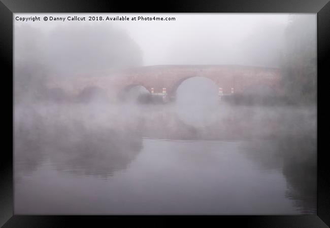 MIsty Morning on the Thames Framed Print by Danny Callcut