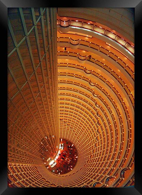 Long Way Down Framed Print by Bob Johnson