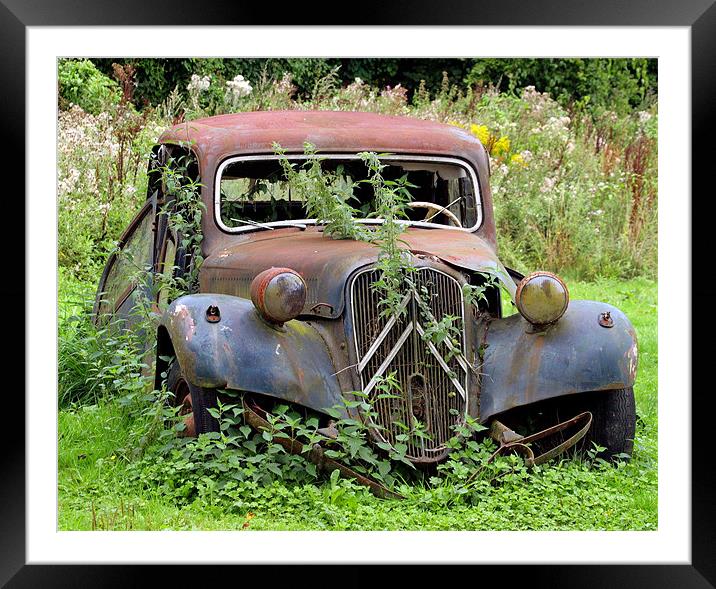 Abandoned Citreon Framed Mounted Print by Bob Johnson