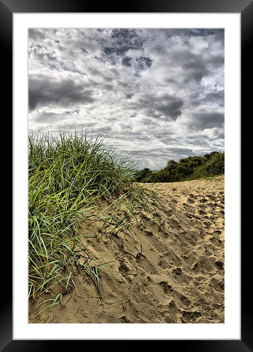 Sand dune Framed Mounted Print by Brian Beckett