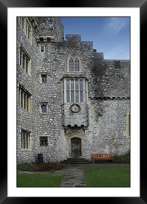 St Donats Castle Framed Mounted Print by Brian Beckett