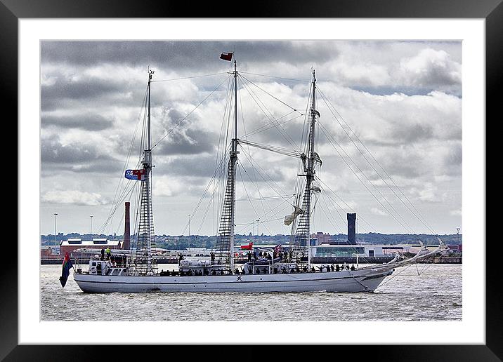 Sailing Ship Framed Mounted Print by Brian Beckett