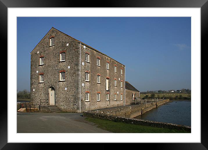 Tidal Mill Framed Mounted Print by Brian Beckett