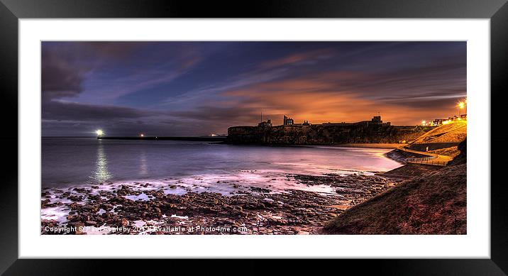 Priory and Bay, Tynemouth Framed Mounted Print by Paul Appleby